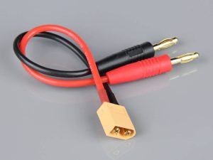 Radient Charge Lead, 4mm Bullet to XT60 Male, 14AWG, 150mm