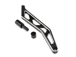 Losi Chassis Brace, Rear, Black, Aluminum: MTXL