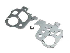 Losi Chassis Plate Set, Aluminum: PM-MX/SM