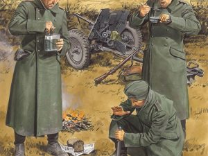 Dragon "Chow Time" German Anti-Tank Crew w/3.7cm PaK 35/36 "Eatern Front"