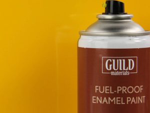 Guild Lane Chroma Enamel Fuelproof Paint Gloss Cub Yellow (400ml Aerosol)