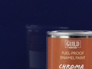 Guild Lane Chroma Enamel Fuelproof Paint Gloss Dark Blue (125ml Tin)