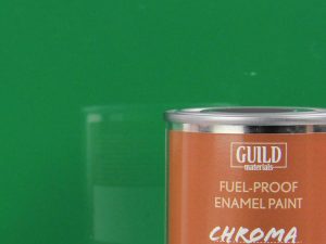 Guild Lane Chroma Enamel Fuelproof Paint Gloss Green (125ml Tin)