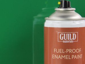 Guild Lane Chroma Enamel Fuelproof Paint Gloss Green (400ml Aerosol)