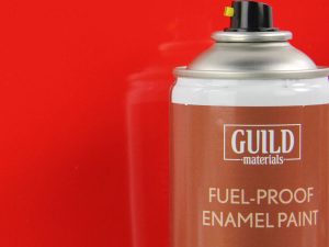 Guild Lane Chroma Enamel Fuelproof Paint Gloss Red (400ml Aerosol)