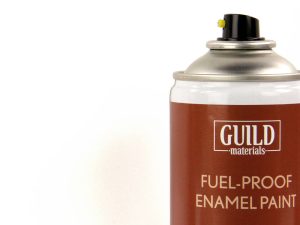 Guild Lane Chroma Enamel Fuelproof Paint Gloss White (400ml Aerosol)