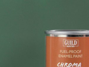 Guild Lane Chroma Enamel Fuelproof Paint Matt Dark Green (125ml Tin)