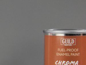 Guild Lane Chroma Enamel Fuelproof Paint Matt Dark Grey (125ml Tin)