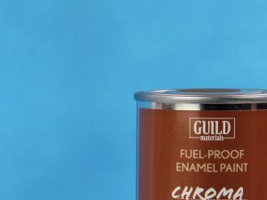 Guild Lane Chroma Enamel Fuelproof Paint Matt Light Blue (125ml Tin)