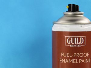 Guild Lane Chroma Enamel Fuelproof Paint Matt Light Blue (400ml Aerosol)