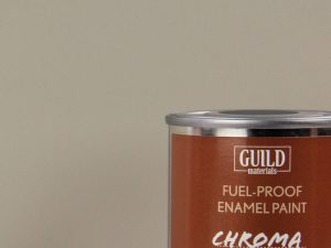 Guild Lane Chroma Enamel Fuelproof Paint Matt Light Grey (125ml Tin)