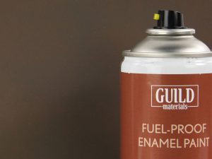 Guild Lane Chroma Enamel Fuelproof Paint Matt PC10 Dirty Brown (400ml Aerosol)