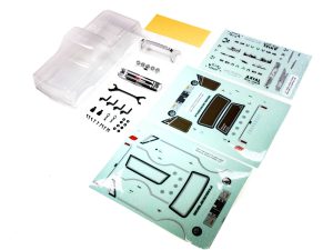 Axial Clear Body, Precut: SCX24 Chevy C10