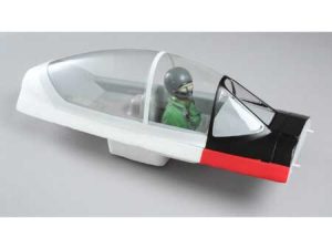 E-flite Clear Canopy & Painted Pilot with Pedestal: T-28
