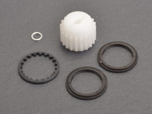 Schumacher CNC Pulley; 20T + Spacer - Mi2 E.C.