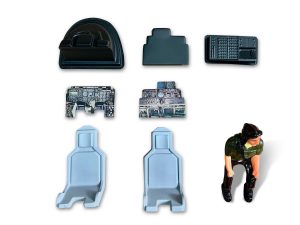 Hangar 9 Cockpit Hatch Parts: OV-10 Bronco 20cc