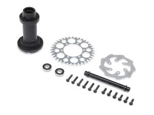 Losi Complete Rear Hub Assembly: Promoto-MX
