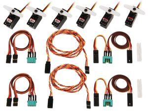 Multiplex Complete Servo Set with Cables M6 / UNI LENTUS