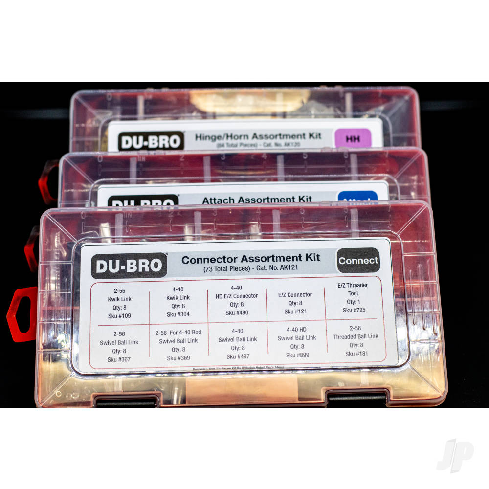 Dubro Connectors Assortment Kit (73 pcs set) - Image 2