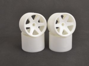 Contact RC Contact 1/8th Stock Car Wheel - White 4pcs