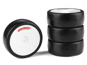 CORALLY ATTACK RXC V2 RUBBER TYRES 1/10 EP TOURING 32 SHORE CARPET 4PCS