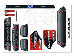CORALLY BODY DECAL SHEET - DEMENTOR XP 6S 2021