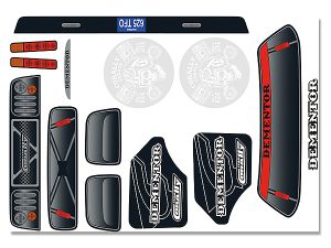 CORALLY BODY DECAL SHEET - DEMENTOR XP 6S
