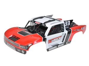 CORALLY BODY SHIROI + DRIVER INTERIOR + ROLL CAGE + BODY ACCESORIES - RED CUT 1 PC