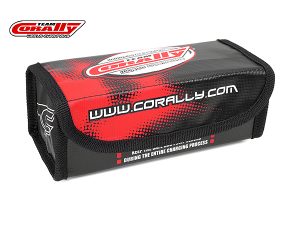 CORALLY LIPO SAFE BAG SPORT FOR 2 PCS 2S HARD CASE BATTERY PACKS