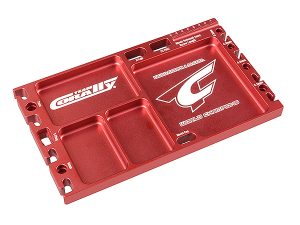 CORALLY MULTIPURPOSE ULTRA TRAY CNC MACHINED ALUMINIUM RED COLOUR