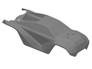 CORALLY POLYCARBONATE BODY KRONOS XP 6S CLEAR CUT 1 PC