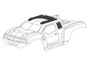 CORALLY POLYCARBONATE SHELL PUNISHER XP CLEAR/CUT