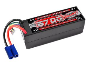 CORALLY POWER RACING 50C LIPO BATTERY 6700MAH 14.8V EC5 4S