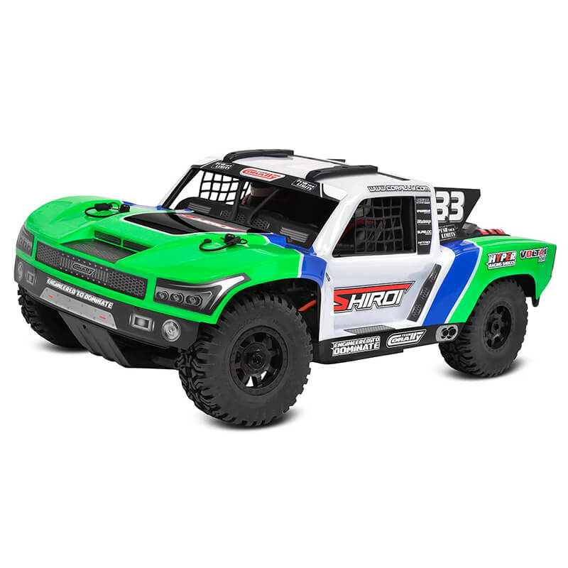 CORALLY SHIROI XP6 ROLLER SHORT COURSE TRUCK RTR - GREEN