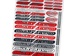 CORALLY SPONSOR STICKER SHEET A4 NON CUT