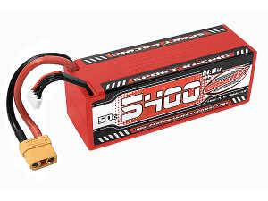 CORALLY SPORT RACING 50C LIPO BATTERY 5400MAH 14.8V STICK 4S HARDWIRE XT90