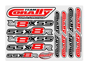 CORALLY STICKERSHEET SSX8R PRECUT 210X148MM 1 PC