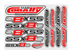CORALLY STICKERSHEET SSX8S PRECUT 210X148MM 1 PC