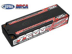 CORALLY VOLTAX 120C LIPO BATTERY 7200MAH 7.4V STICK 2S 4MM BULLIT