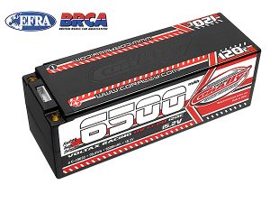 CORALLY VOLTAX 120C LIPO HV BATTERY 6500 MAH 15.2V STICK 4S 5MM BULLIT