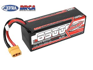 CORALLY VOLTAX 120C LIPO HV BATTERY 6500 MAH 15.2V STICK 4S HARDWIRE XT90