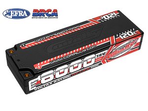 CORALLY VOLTAX 120C LIPO HV BATTERY 8000 MAH 7.6V STICK 2S 4MM BULLIT