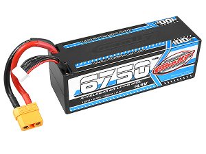 CORALLY XCELERATED 100C LIPO BATTERY 6750 MAH 14.8V STICK 4S HARDWIRE XT90