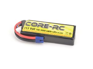 CORE RC 5000mAh 11.1V 3S 70C S/C LP LiPo EC3