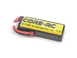 CORE RC 5000mAh 11.1V 3S 70C S/C LP LiPo T Plug