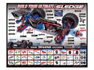 Traxxas Counter Mat: Sledge Accessories
