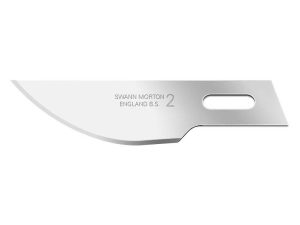 Swann-Morton Craft Knife Blade #2 (Curved) (50 blades)