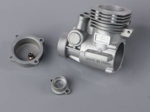 SC Crankcase and back plate, cam cover (for SC30FS)