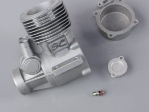 SC Crankcase and back plate, cam cover (for SC70FS)