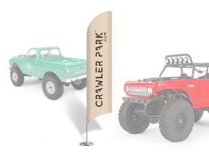 CRAWLER PARK 1/24TH SCALE BEACH FLAGS (2PCS)